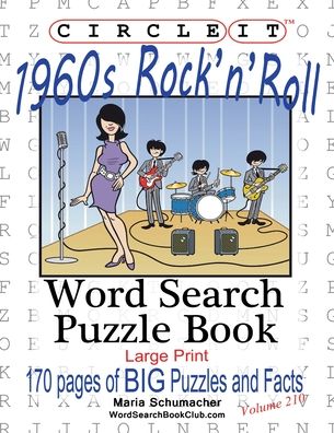 Cover for Maria Schumacher · Circle It, 1960's Rock'n'Roll, Word Search, Puzzle Book (Paperback Book) (2020)