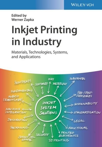 Cover for Zapka, Werner (XaarJet AB, Jarfalla, Sweden) · Inkjet Printing in Industry: Materials, Technologies, Systems, and Applications (Gebundenes Buch) [3 Volumes edition] (2022)