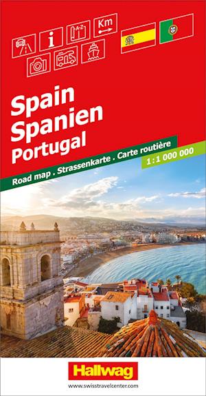 Cover for Spain / Portugal - Road maps (Map) (2024)