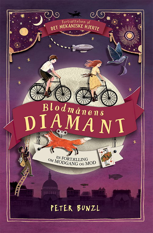 Cover for Peter Bunzl · Det mekaniske hjerte: Det mekaniske hjerte (2): Blodmånens diamant (Bound Book) [1º edição] (2019)