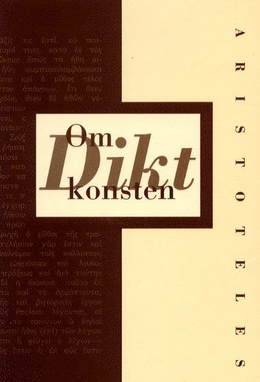 Om diktkonsten - Aristoteles - Bøger - Alfabeta - 9789150121803 - 7. maj 2021