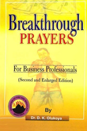 Cover for Dr. D. K. Olukoya · Breakthrough Prayers for Business Professionals (Taschenbuch) (2014)