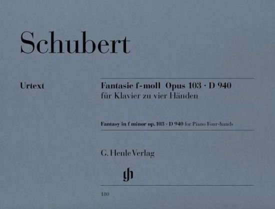 Fantasie op103 D940,Klav.HN180 - Schubert - Livres - SCHOTT & CO - 9790201801803 - 6 avril 2018