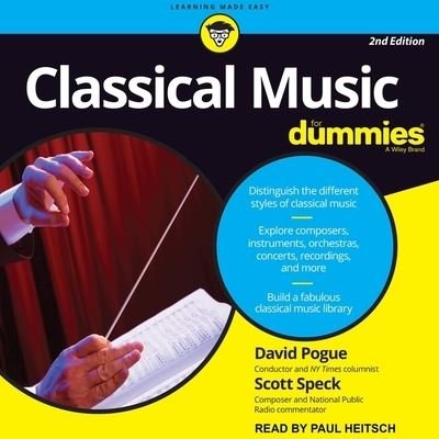 Cover for David Pogue · Classical Music for Dummies (CD) (2019)
