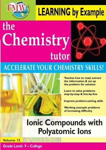 Chemistry Tutor - Vol. 15 - Ionic - Ionic Compounds with Polyatomic Ions - Film - TMW - 0709629087804 - 15 augusti 2011