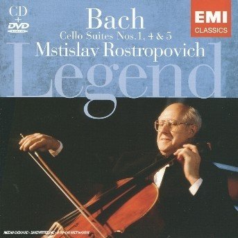 Bach: Cello Suites N. 1 - 4 - - Rostropovich Mstislav - Musik - EMI - 0724355774804 - 26. november 2008