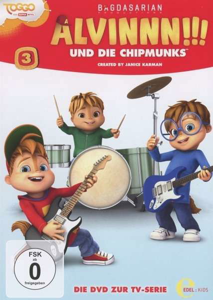 (3)dvd Z.tv-serie-das Musikfestival - Alvinnn!!! Und Die Chipmunks - Filme - EDELKIDS - 4029759107804 - 18. März 2016