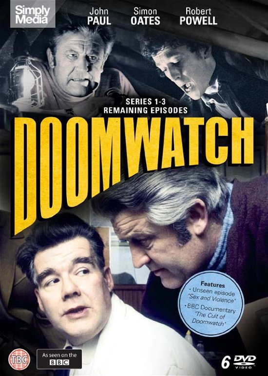 Cover for Doomwatch Series 1 to 3 (DVD) (2016)