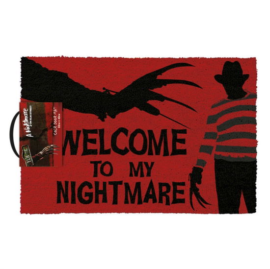 A Nightmare On Elm Street Welcome To My Nighmare Door Mat - A Nightmare On Elm Street - Merchandise - A NIGHTMARE ON ELM STREET - 5050293859804 - 28. september 2023