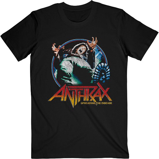 Anthrax Unisex T-Shirt: Spreading Vignette - Anthrax - Merchandise -  - 5056368672804 - 