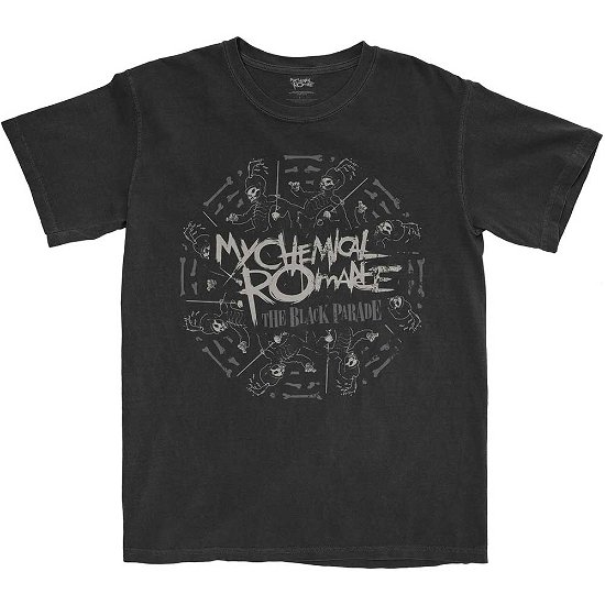 My Chemical Romance Unisex T-Shirt: Circle March - My Chemical Romance - Marchandise -  - 5056561015804 - 