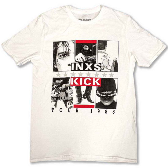 INXS Unisex T-Shirt: KICK Tour - Inxs - Fanituote -  - 5056561099804 - 