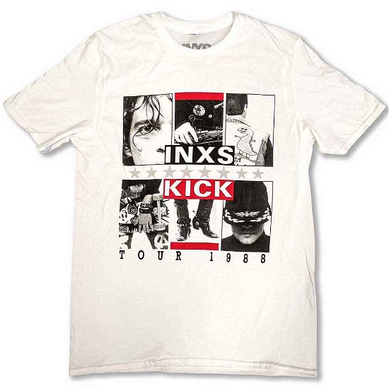 INXS Unisex T-Shirt: KICK Tour - Inxs - Merchandise -  - 5056561099804 - 