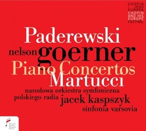 Cover for Paderewski / Martucci · Piano Concertos 1 &amp; 2 (CD) (2016)