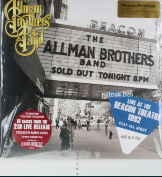 Selections from Play All Night - Allman Brothers Band - Musiikki - MUSIC ON VINYL - 8718469535804 - tiistai 22. huhtikuuta 2014