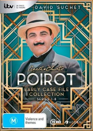 Cover for Poirot: Early Case File Collection S1-s8 (DVD) (2018)