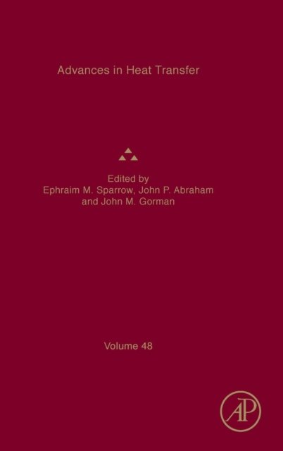 Cover for Ephraim M. Sparrow · Advances in Heat Transfer - Advances in Heat Transfer (Hardcover bog) (2016)