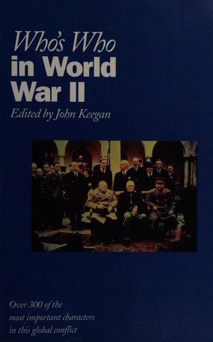 Cover for Keegan · Whos Who in the Second World War (P) (Paperback Bog) (1995)