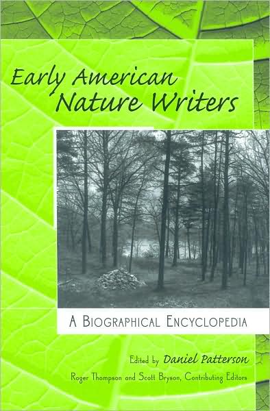 Cover for Daniel Patterson · Early American Nature Writers: A Biographical Encyclopedia (Hardcover Book) (2007)