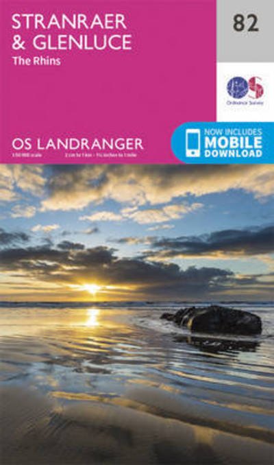 Cover for Ordnance Survey · Stranraer &amp; Glenluce - OS Landranger Map (Landkart) [February 2016 edition] (2016)