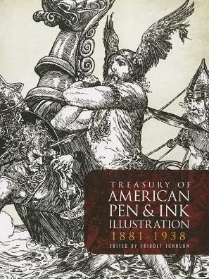Cover for Fridolf Johnson · Treasury of American Pen &amp; Ink Illustration 1881-1938 - Dover Fine Art, History of Art (Pocketbok) (2014)