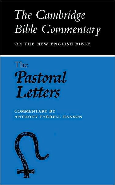 Cover for A. T. Hanson · The Pastoral Letters - Cambridge Bible Commentaries: New Testament 17 Volume Paperback Set (Paperback Book) (1966)