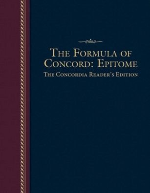Cover for Concordia Publishing House · The Formula of Concord Epitome (Pocketbok) (2019)