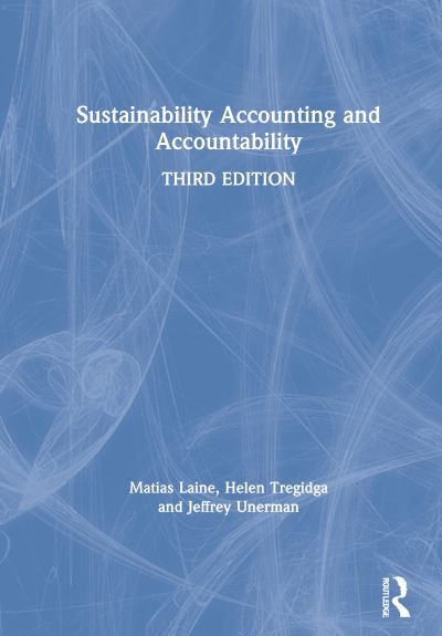 Cover for Matias Laine · Sustainability Accounting and Accountability (Hardcover Book) (2021)