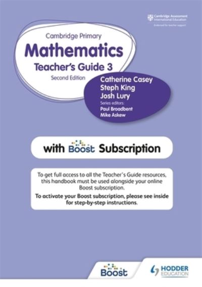 Cover for Catherine Casey · Hodder Cambridge Primary Mathematics Teacher's Guide Stage 3 with Boost Subscription (Paperback Book) (2021)