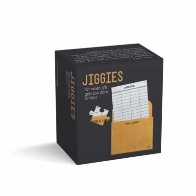 Cover for Gibbs Smith Publisher · Library Card Jiggie: Die-Cut 85-Piece Jigsaw Puzzle (GAME) (2021)