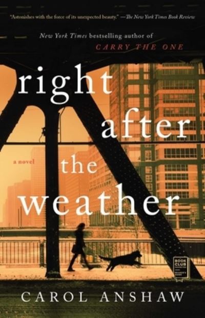 Cover for Carol Anshaw · Right after the Weather (Paperback Book) (2020)