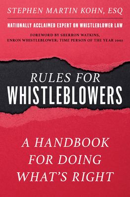 Cover for Stephen M. Kohn · Rules for Whistleblowers: A Handbook for Doing What's Right (Hardcover Book) [Revised edition] (2023)