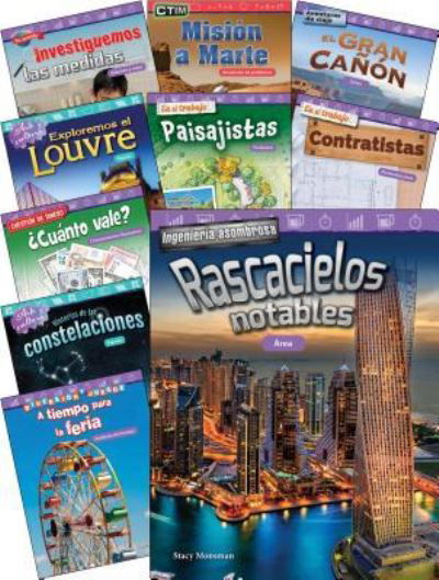 Cover for Teacher Created Materials · Measurement, Data and Geometry for Third Grade Spanish, 10-Book Set (Paperback Book) (2018)