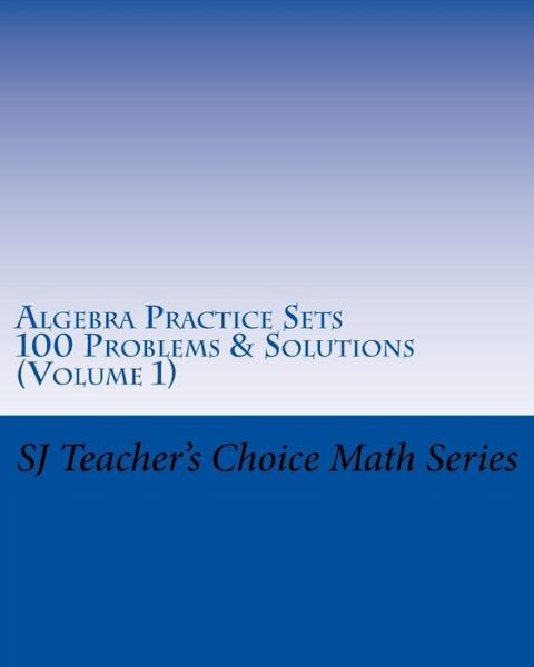 Cover for Sanjay Jamindar · Algebra Practice Sets (Paperback Book) (2015)