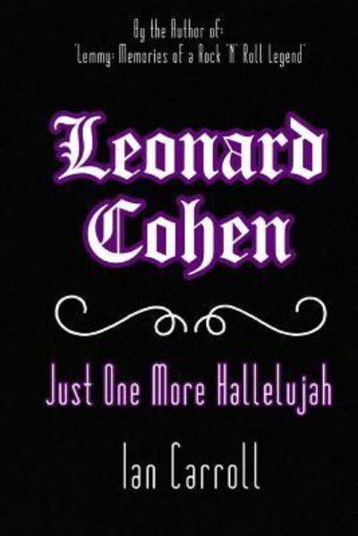 Cover for MR Ian Carroll · Leonard Cohen (Paperback Bog) (2017)