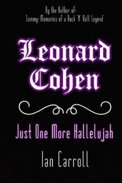 Cover for MR Ian Carroll · Leonard Cohen (Paperback Book) (2017)
