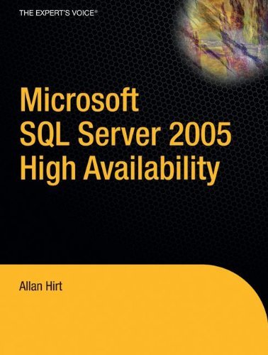 Cover for Allan Hirt · Pro SQL Server 2005 High Availability (Hardcover bog) [1st edition] (2007)