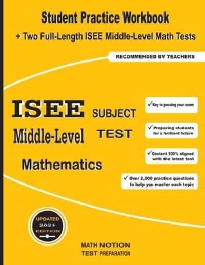 Cover for Michael Smith · ISEE Middle-Level Subject Test Mathematics (Paperback Book) (2021)