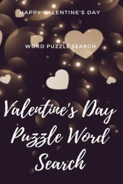 Cover for Word Puzzle Search Book · Happy Valentine's Day Word puzzle Search Valentine's Day puzzle Word Search (Pocketbok) (2020)