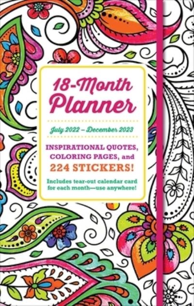 Cover for Editors of Thunder Bay Press · 2023 Coloring Planner (Spiral Book) (2022)