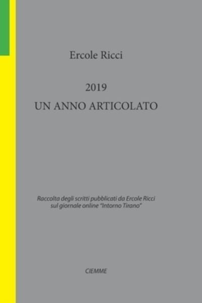 Cover for Ercole Ricci · 2019 un anno articolato (Taschenbuch) (2020)