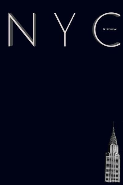 Cover for Sir Michael Huhn · NYC Chrysler building midnight black grid style page notepad $ir Michael Limited edition (Paperback Bog) (2020)