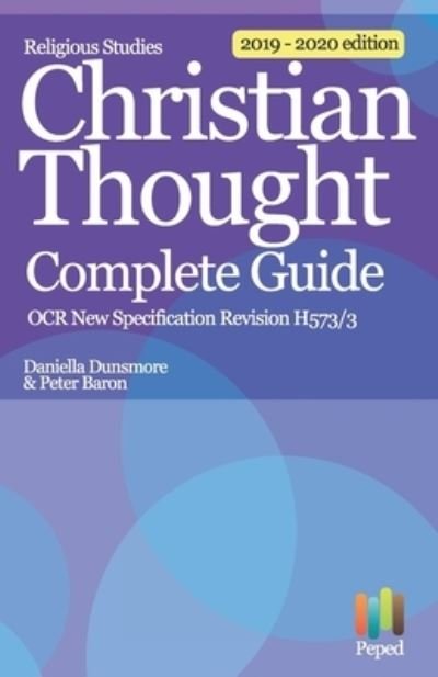 Cover for Peter Baron · Religious Studies Christian Thought A Level Revision - Complete Guide (Pocketbok) (2018)
