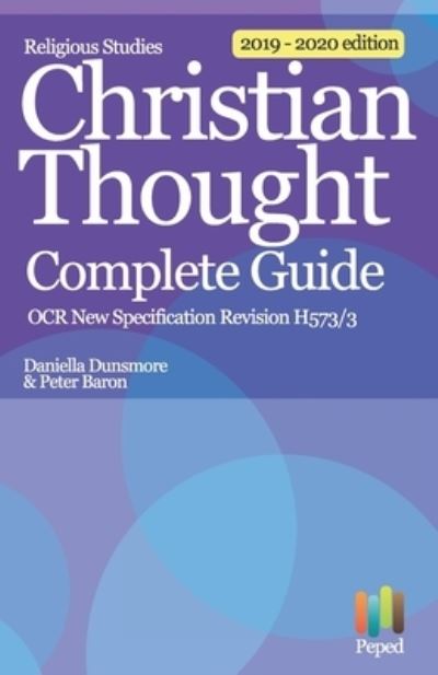 Cover for Peter Baron · Religious Studies Christian Thought A Level Revision - Complete Guide (Taschenbuch) (2018)