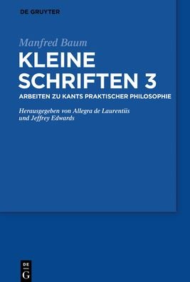 Cover for Baum · Kleine Schriften III (Bog) (2020)