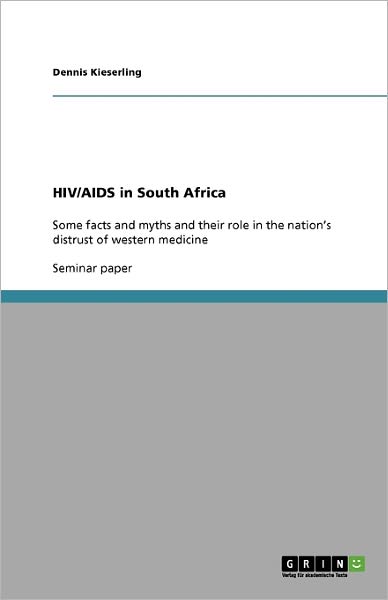 Cover for Kieserling · HIV / AIDS in South Africa (Book) (2008)