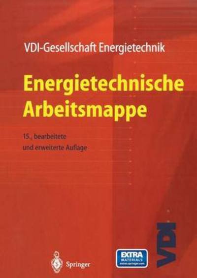 Cover for Vdi-gesellschaft Energietechnik · Energietechnische Arbeitsmappe - Vdi-buch (Paperback Book) (2014)