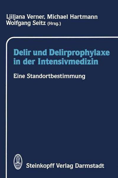 Cover for L Verner · Delir Und Delirprophylaxe in Der Intensivmedizin (Paperback Book) (1991)