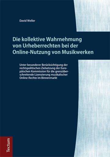 Cover for Weller · Die kollektive Wahrnehmung von U (Book)