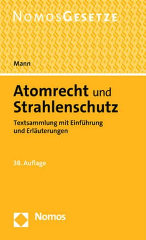 Cover for Thomas Mann · Atomrecht und Strahlenschutz (Bog) (2023)